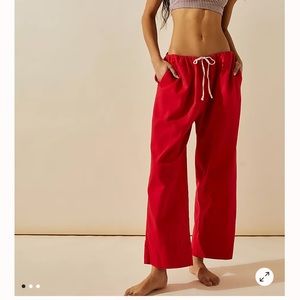 Free People Livin’ In It Cotton-Linen Pants